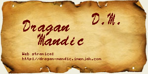 Dragan Mandić vizit kartica